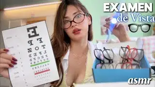 ASMR ROLEPLAY EXAMEN DE VISTA 👩&zwj;⚕️👓  TEST de VISTA COMPLETO 