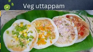 Mini uttappa / dosa /Healthy Lunch Box Recipe /