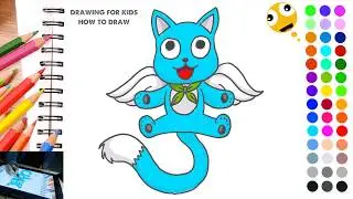 How to Draw Happy   Fairy Tail