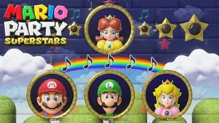 Mario Party Superstars Daisy vs All Characters Look Away (Master Difficulty)