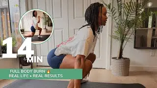 Full Body Workout for Busy Women | Cardio Legs Core & Upper Body