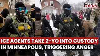 ICE Agents Take 2-Year-Old Child Into Custody In Minneapolis  Triggering Massive Protests | Watch