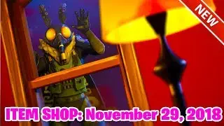 Fortnite Item Shop: NEW MOTH SKIN! (November 29th 2018) Fortnite Battle Royale