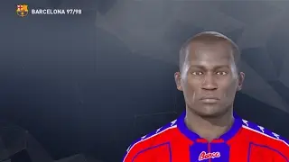 E. Amunike PES 2017 face & stats (Barcelona 97/98)