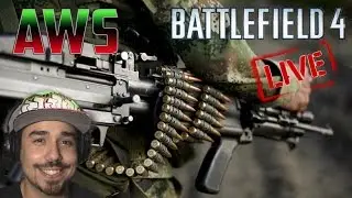Collateral Damage End! |  Live Commentary (Facecam) | AWS Light Machine Gun Action (Battlefield 4)