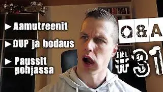 Hulkin Q&A 31: DUP lihaskasvuun | paussit pohjassa | aamutreenin ravinto