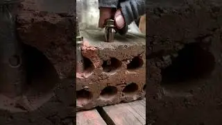Fixing Loose Anchor Bolts in Hollow Brick Walls. #tooltips #hacks #anchor #wallanchor #expansionbolt