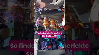 So findest du die perfekte Skibrille 😨😍 #skiing
