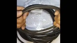 VITON RUBBER O RING / COLOUR - BLACK / ID - 240.67 MM / THICK - 7 MM / QTY - 12 NOS