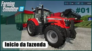 Farming Simulator 22 - In&iacute;cio da Fazenda - Gameplay Incr&iacute;vel - PT-BR 4K