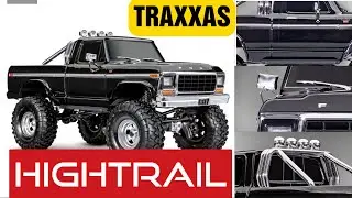 Traxxas Trx4 HIGHTRAIL Ford F-150 Black Edici&oacute;n, bluetooth,pro scale,sensores voltaje y temperatura