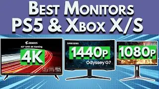 🎮 Best Monitor for PS5, Xbox Series X, Xbox Series S | 1080p, 1440p, 4K 120hz