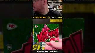 Xavier Worthy 1/1 rookie Kaboom! from 2024 Panini Absolute Football!