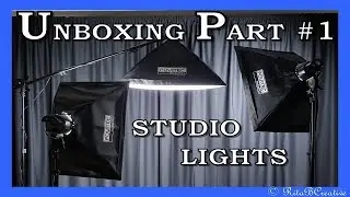 Is Studio Lighting Necessary? 3 Point Lighting Kit - Part 1 UNBOXING