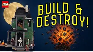 Я построил и разрушил НОВЫЙ LEGO ОСОБНЯК С ПРИВИДЕНИЯМИ👻 | Полная сборка и обзор #lego #haunted #...