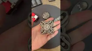 Made of exquisite titanium alloy and stainless steel#edc #metal #fidgetspinner
