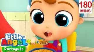 Vamos Papar Com Cuidado Jo&atilde;ozinho! | 3 HORAS DE LITTLE ANGEL BRASIL! | M&uacute;sicas Infantis em Portugu&ecirc;s