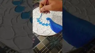 Peacock Art😍❤️🦚#shorts #ytshorts #youtubeshorts #shortvideo #shortsfeed #top #trending #viral #art