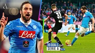 When Higua&iacute;n Broke the Serie A Record with 36 Goals in a Single Serie A Season - HD