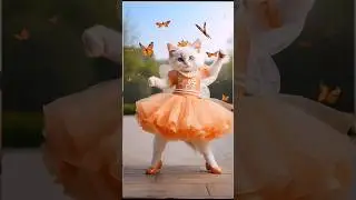 cutest cat, cutest pig and Cutest chicken dance video 💃🤣#funnycats #animaldance #catdance #ytshorts