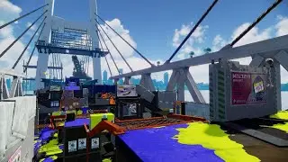 Building Hammerhead Bridge In  Minecraft! (Splatoon 1 version)