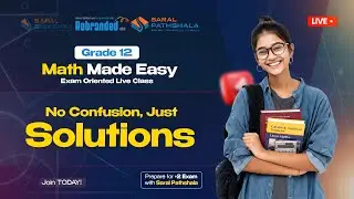 De Morgan's theorem and MCQ  | Grade 12 Mathematics | Exam-Oriented Live Class