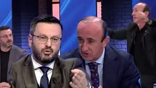 DEBATI del nga kontrolli/ Dash Sula &ccedil;ohet nga tavolina, p&euml;rplaset me Ndrec&euml;n: &ldquo;Na &ccedil;m&euml;ndi ky..&rdquo;