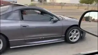 Mitsubishi Eclipse GSX 1/4 Mile Draggy Run