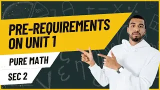 Pure math  sec 2  Pre requirements  تانية ثانوي لغات بيورماث مراجعة اساسيات