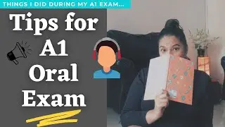 TIPS FOR GERMAN A1 ORAL EXAM | A1 SPRECHEN EXAM | GOETHE ZERTIFIKAT A1 | START DEUTSCH A1