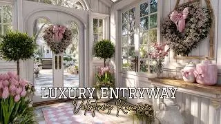 Luxurious Entryway Decorating Ideas for Valentine’s Day 💕  Romantic Home Inspired by Laura Ashley