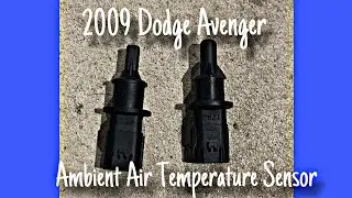 How to change a Ambient Air Temperature sensor on a 2009 Dodge Avenger | @mthemekanic