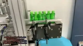 desk top cheap price automatic glass plastic cap capping machine video