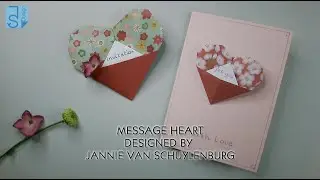 How to make a Lovely Origami Message Heart for Wedding, Mothers Day, Valentine, Birthday and more