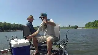 Crappie fishing the Illinois River with Dad July 5th 2022