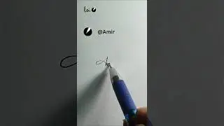Amir simple sign | EASY SIGN #amir #sign #easy