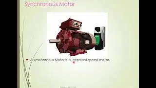 SYNCHRONOUS MOTOR- TYPES ADVANTAGES & DISADVANTAGES  ROTATING MAGNETIC FILED
