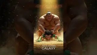 Robin vs Sumo Giant: Who Will Win?! | BeastBoy, KidFlash & Cyborg #teentitans #robin #humor
