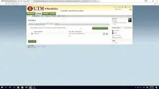 Tutorial My UTMfolio Episode 2 How to edit your profile and upload