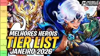 Tier List of the BEST and WORST HEROES to RANK UP in MOBILE LEGENDS | JANUARY 2026