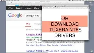 NTFS FOR MAC OSX