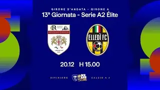 OR Reggio Emilia-Elledì FC 4-3 | 13ª giornata | Serie A2 Élite 2025/2026 - Girone A