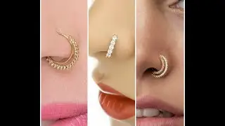 Daily wear nose ring design for girl & women simple nose ring collection