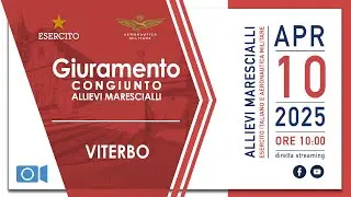 Giuramento congiunto degli allievi Marescialli dell’Esercito Italiano e dell'Aeronautica Militare.