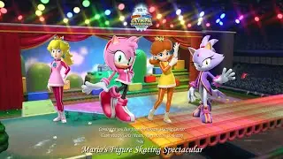 Mario & Sonic Sochi 2014 - Team Peach/Girls in Mario&rsquo;s Figure Skating Spectacular