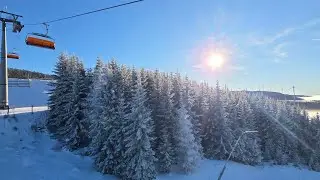 Stuhleck Austria Ski Day &mdash; Snow, Laughter, Speed. Longest Blue Run! Kids Conquer the Alps! ❄️⛷️ 