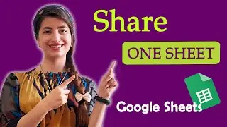 Share One Sheet Tab in Google Sheets &ndash; Keep the Rest Private!