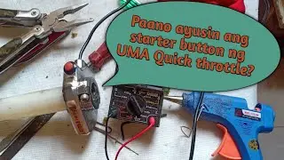 UMA Quick throttle starter button repair