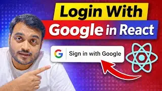 Day-86/100 Login with Google Firebase in React || React NextJS Tutorial for Beginners in Hindi