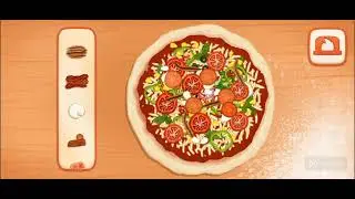 Making pizza in cooking simulator 